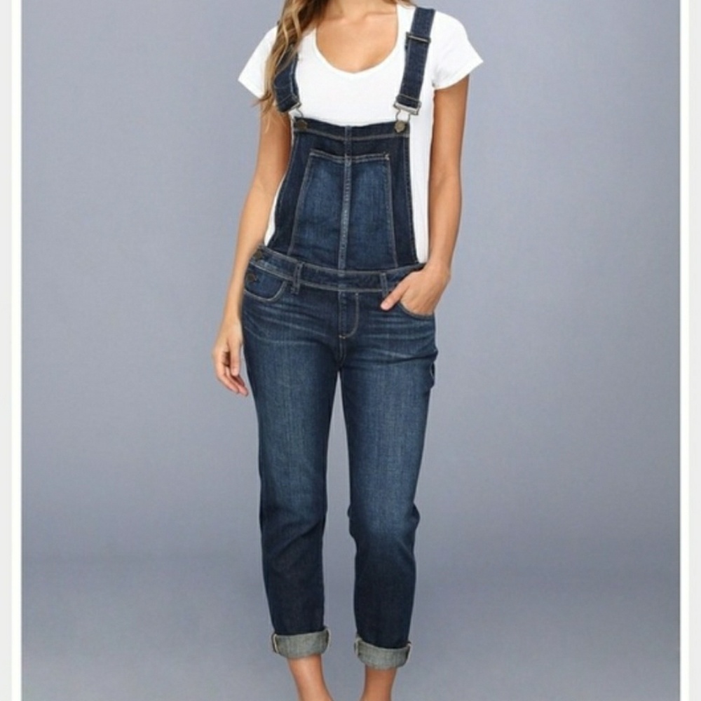 PAIGE Indigo Denim Overalls